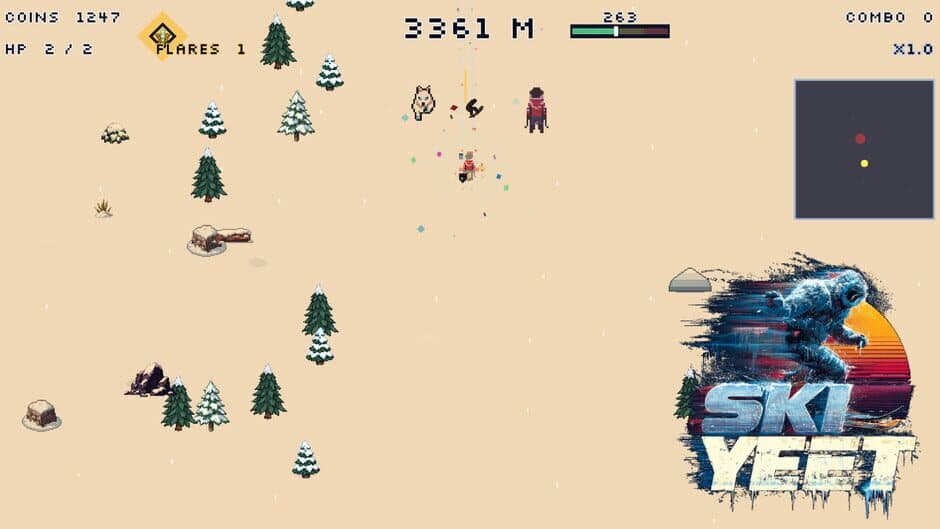 Скриншот 2 из Ski Yeet