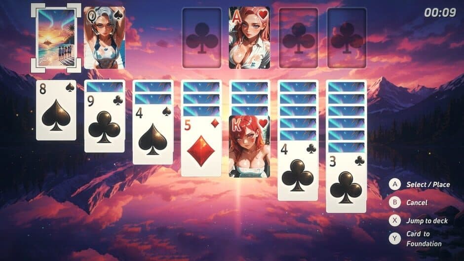 Скриншот 3 из Solitaire Paradise: Anime Bikini Babes