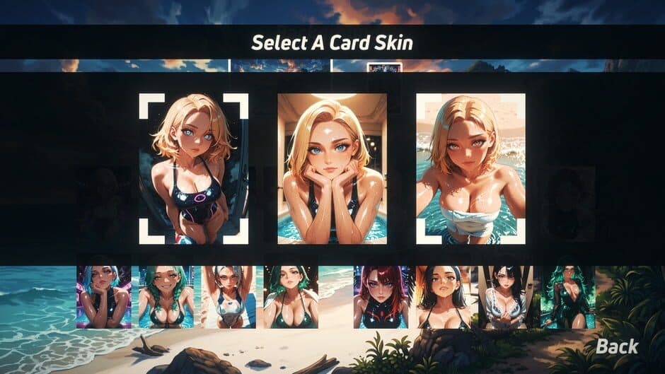 Скриншот 6 из Solitaire Paradise: Anime Bikini Babes
