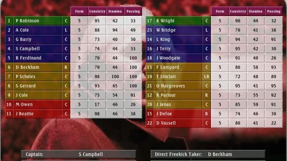 Скриншот 2 из Sven-Göran Eriksson's World Manager