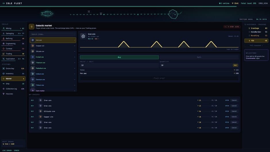 Скриншот 2 из Idle Fleet