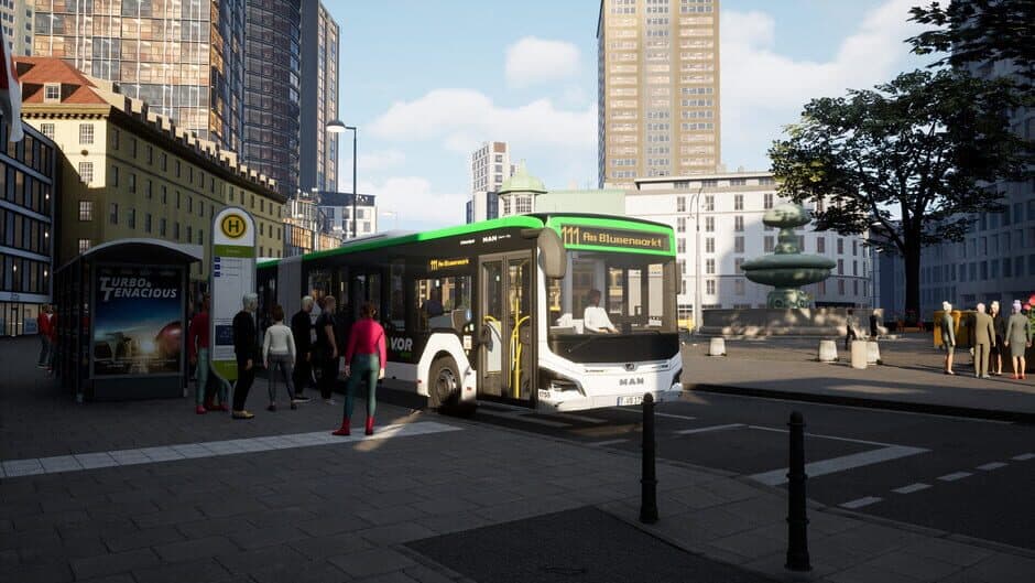 Скриншот 4 из City Transport Simulator 2026: Bus DLC - MAN New Lion's City