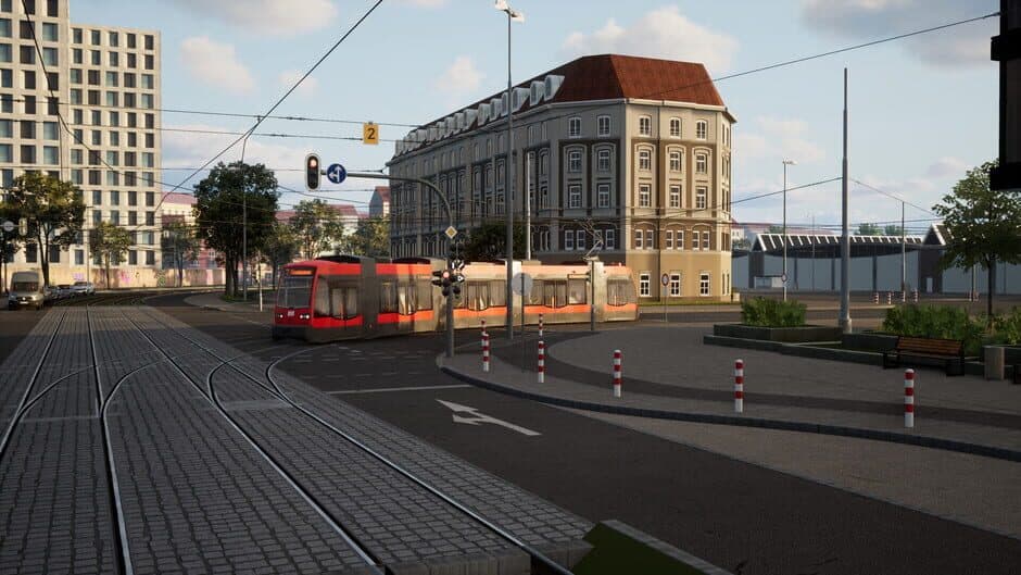 Скриншот 8 из City Transport Simulator 2026: Map DLC - Tram Depot + Southern-Route