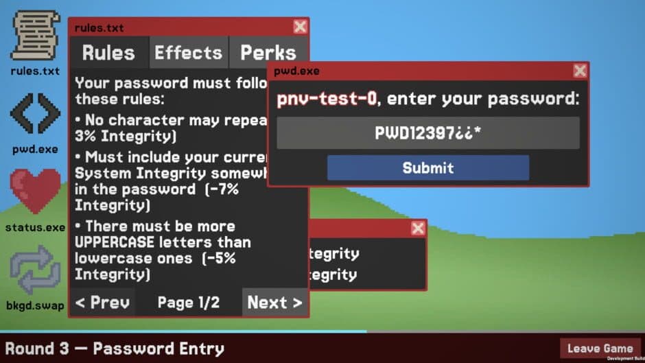 Скриншот 4 из Password Not Valid