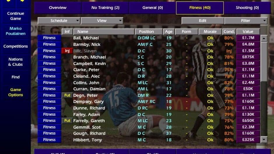 Скриншот 2 из Championship Manager: Season 1999/2000