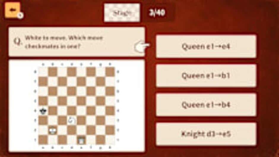 Скриншот 2 из One-Move Checkmate: Chess Brain Trainer