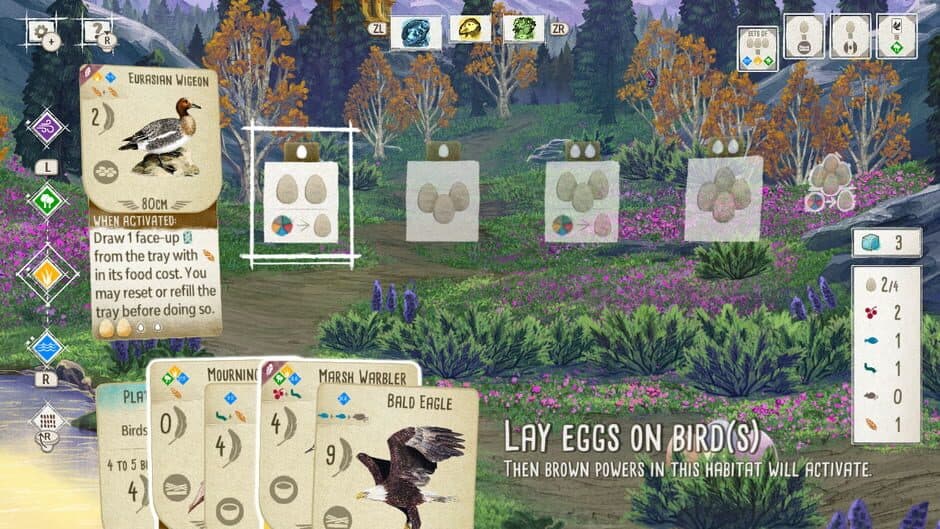Скриншот 1 из Wingspan: Bird Pack - Birds of Canada