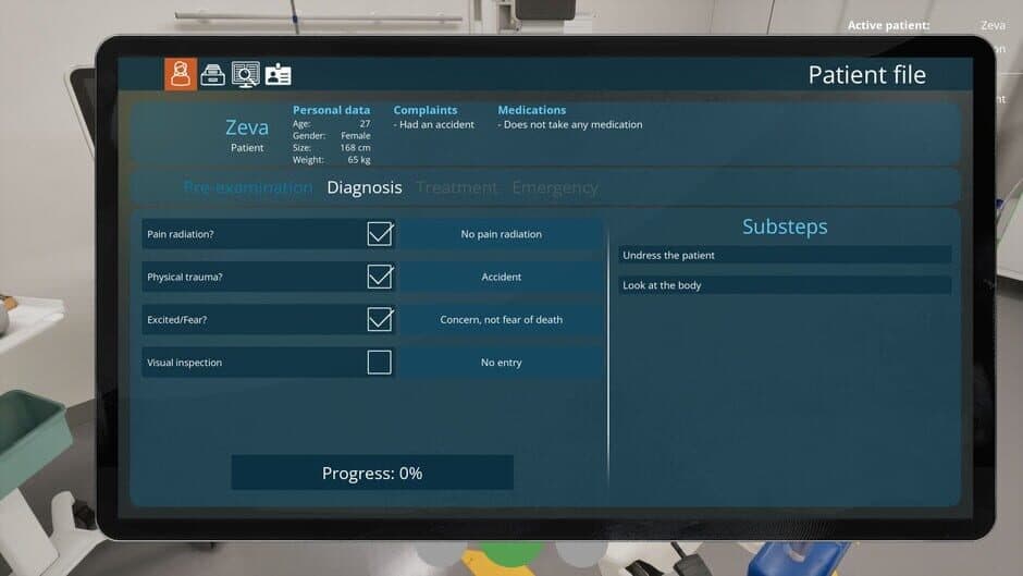 Скриншот 10 из Emergency Room Simulator