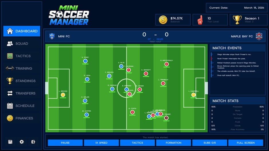 Скриншот 8 из Mini Soccer Manager