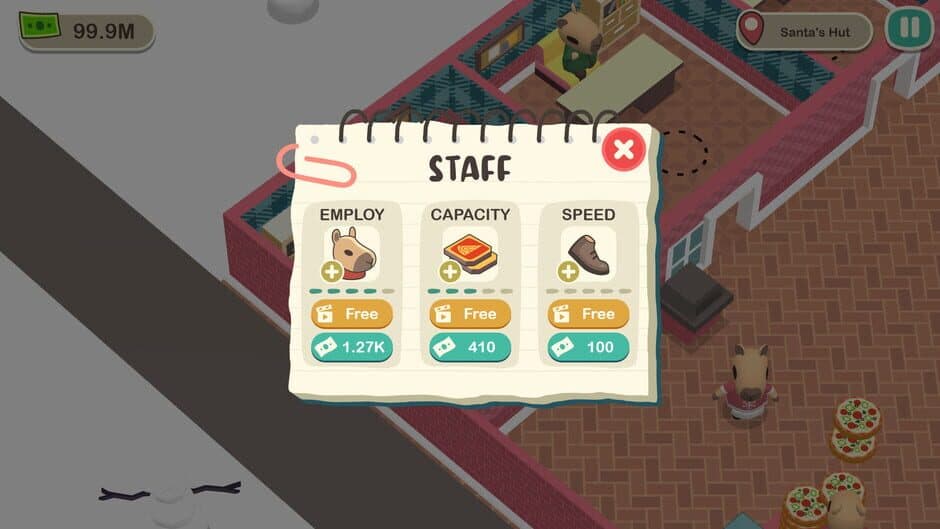 Скриншот 1 из Capybara Pizza Cafe