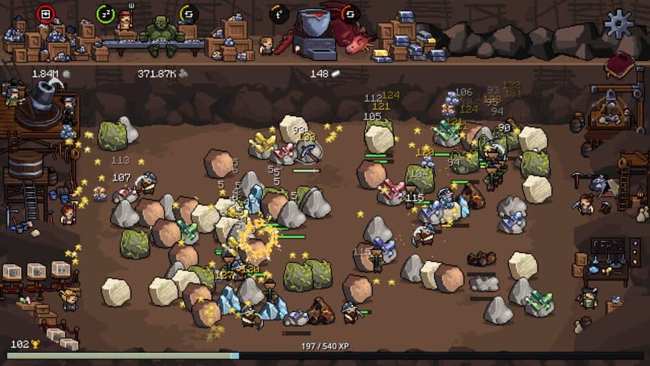 Скриншот 2 из Fantasy Miner: Idle Depths