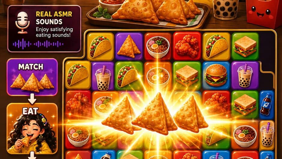 Скриншот 1 из Foodie Blast: Block Puzzle