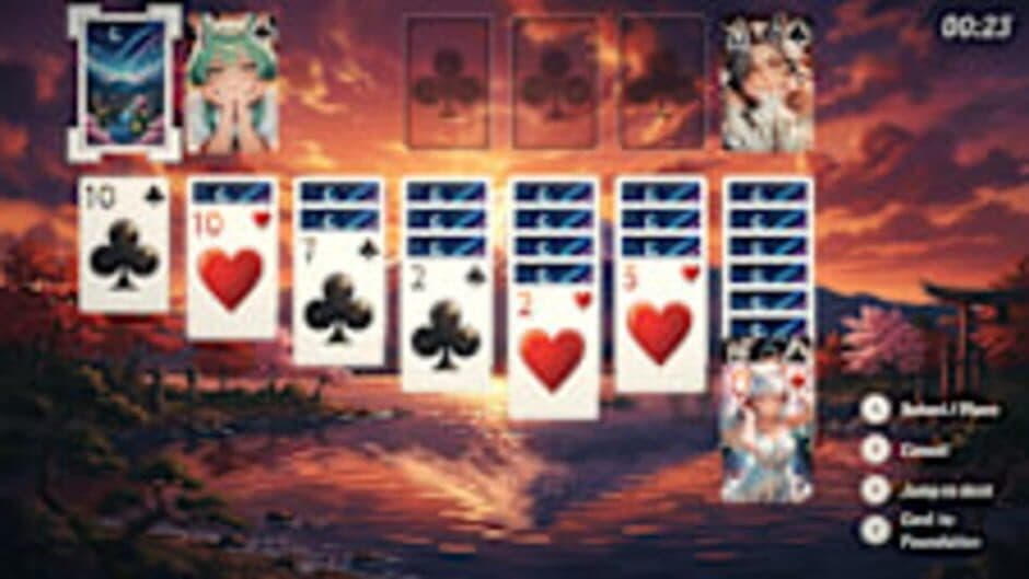 Скриншот 3 из Solitaire World: Anime Waifus