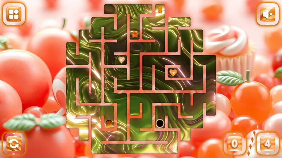 Скриншот 2 из Sweetie Candy Maze: Coral Peach