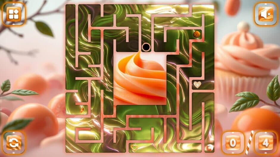 Скриншот 1 из Sweetie Candy Maze: Coral Peach