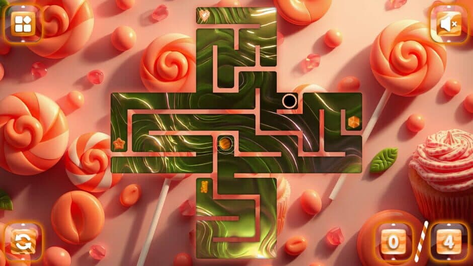 Скриншот 5 из Sweetie Candy Maze: Coral Peach