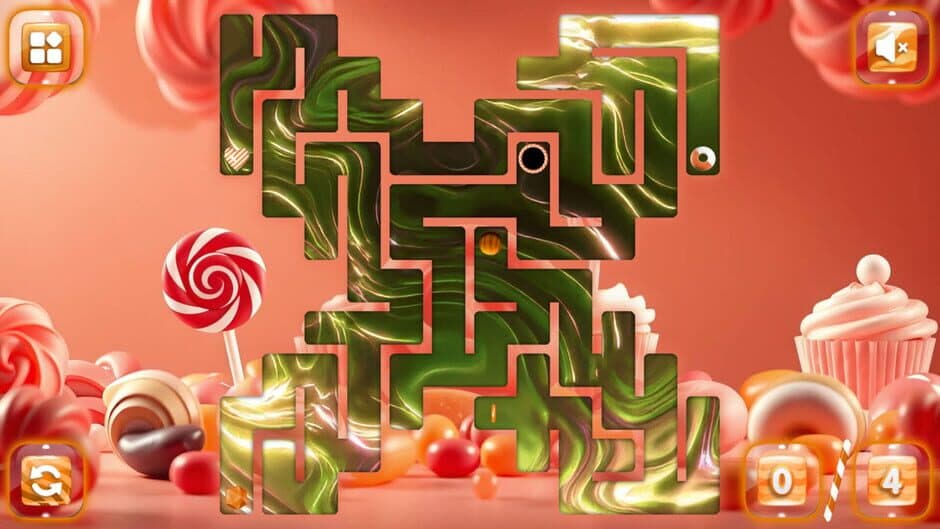 Скриншот 4 из Sweetie Candy Maze: Coral Peach