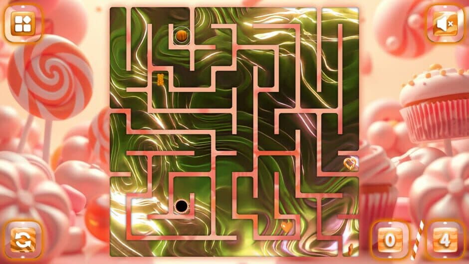 Скриншот 3 из Sweetie Candy Maze: Coral Peach