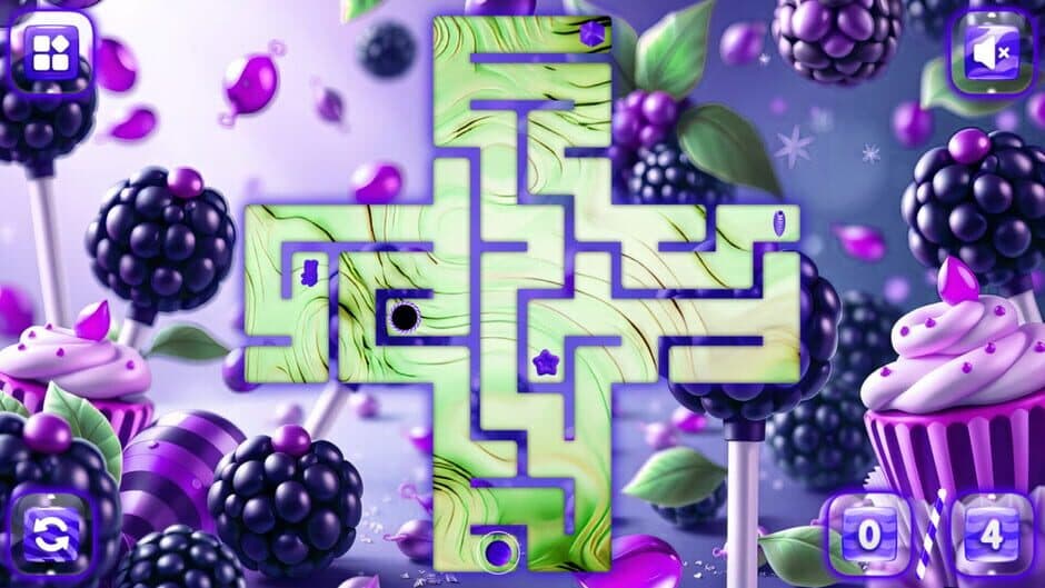 Скриншот 1 из Sweetie Candy Maze: Blackberry
