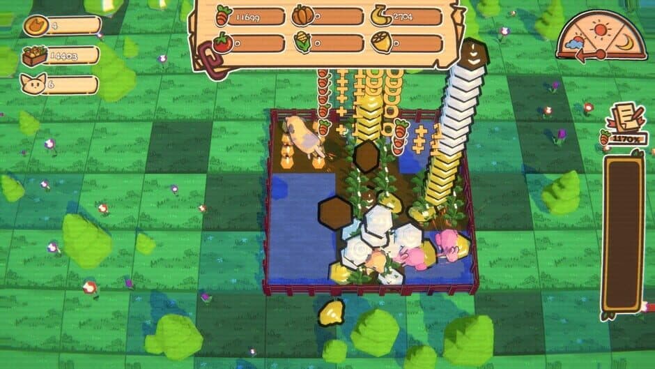Скриншот 2 из Crazy Farm: Roguelike Idle Building Game