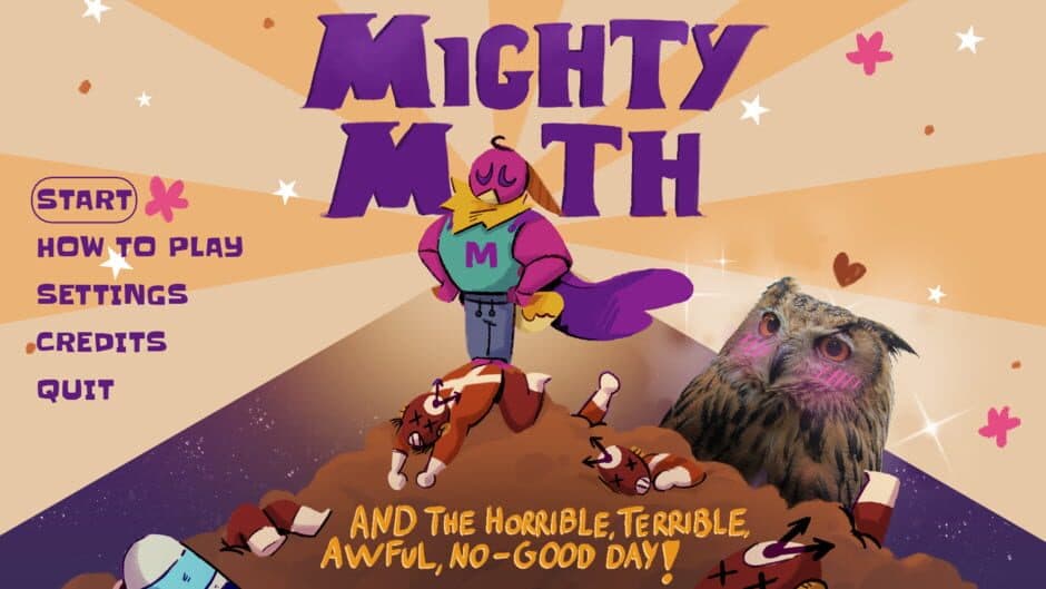 Скриншот 1 из Mighty Moth and the Horrible, Terrible, Awful, No-Good Day!