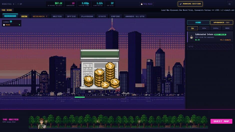 Скриншот 1 из Clickbait Tycoon