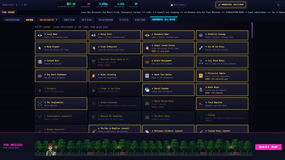 Скриншот 8 из Clickbait Tycoon