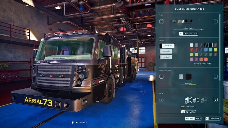 Скриншот 1 из Firefighting Simulator: Ignite - Blackout Truck Edition Skins DLC
