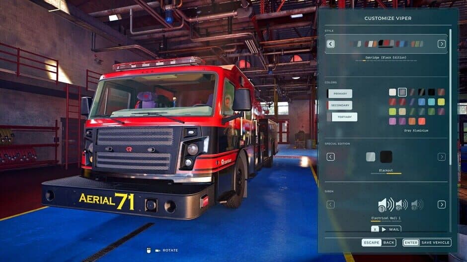Скриншот 4 из Firefighting Simulator: Ignite - Blackout Truck Edition Skins DLC