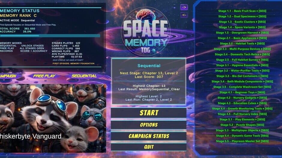 Скриншот 3 из Space Memory TDG