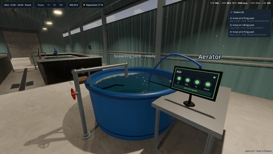 Скриншот 3 из Aquaculture Simulator