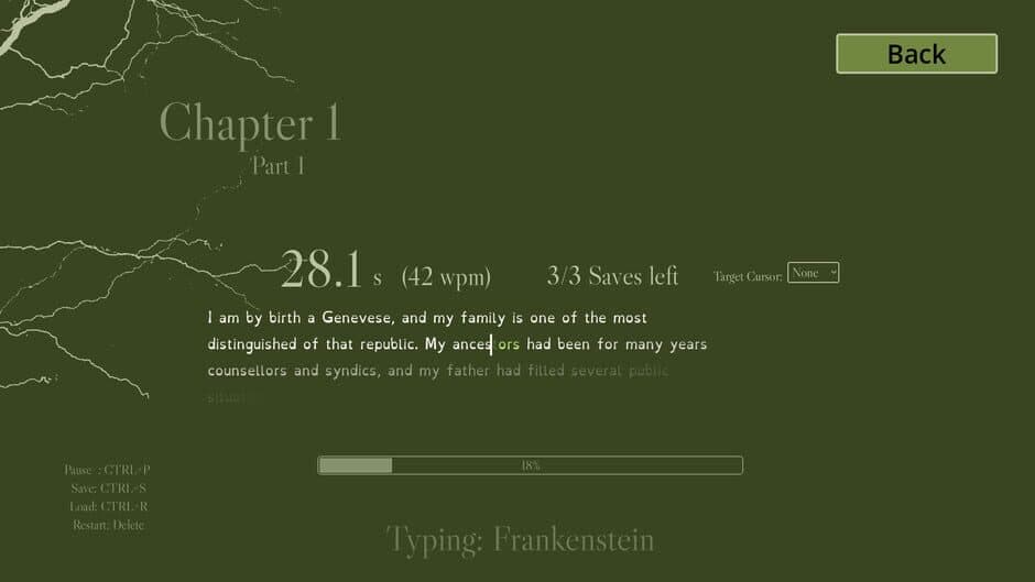 Скриншот 1 из Typing Frankenstein
