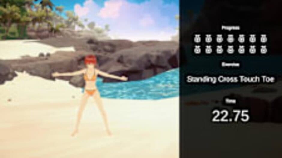 Скриншот 5 из Anime Fitness: Summer Sweat