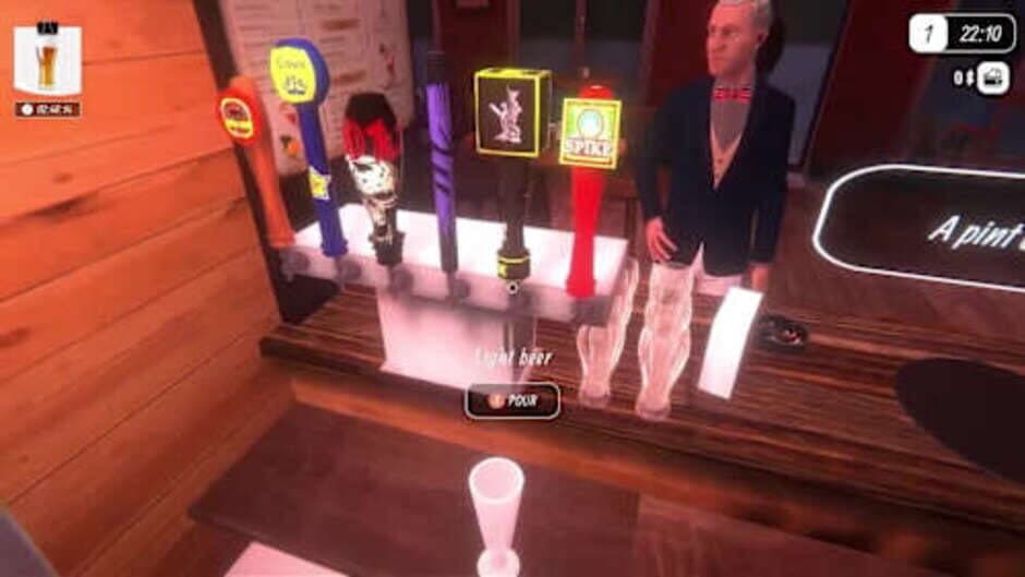 Скриншот 3 из Bartender Simulator & Fast Food Van Simulator 2026