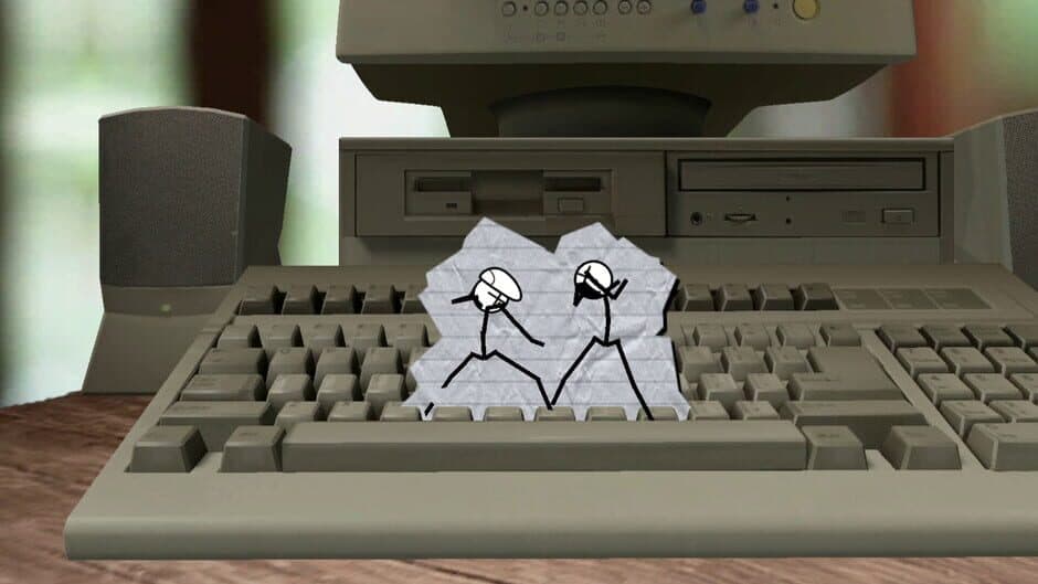 Скриншот 5 из Keyboard Warrior Stickman: Typing Beat Em Up