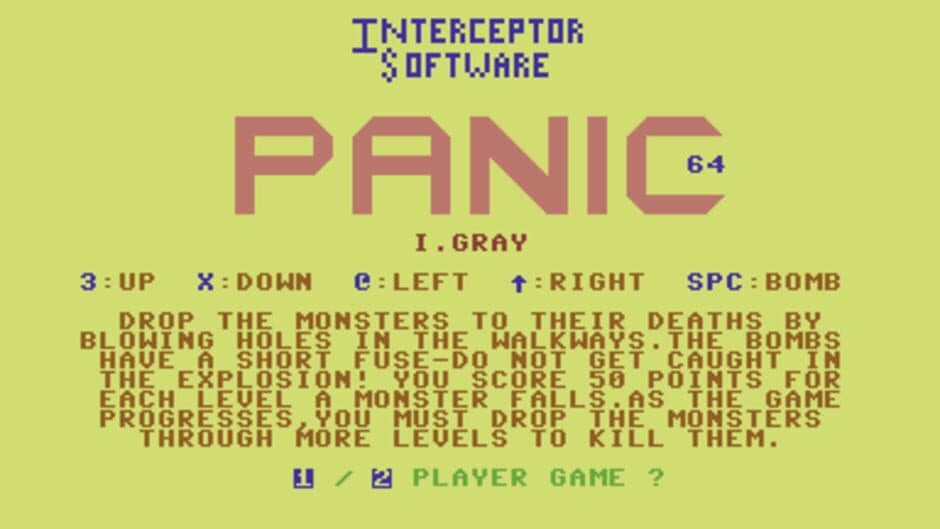Скриншот 1 из Panic 64