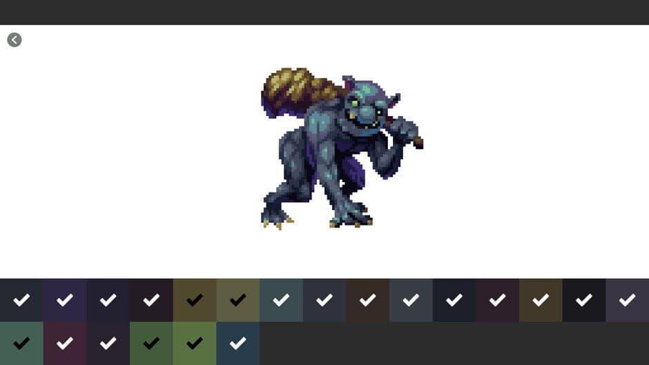 Скриншот 1 из Pixel Art Monster: Color by Number