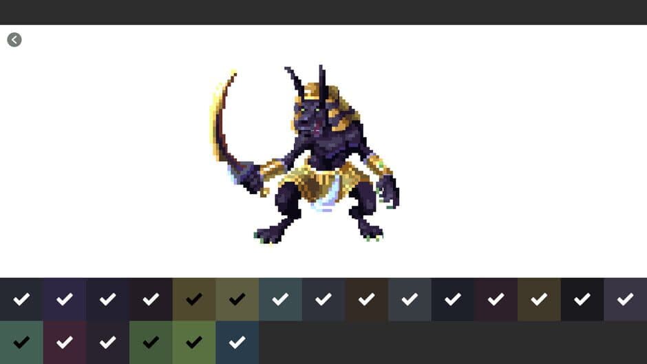 Скриншот 11 из Pixel Art Monster: Color by Number
