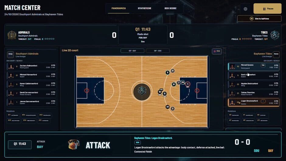 Скриншот 1 из Hoop Dynasty: Rise of a Legend