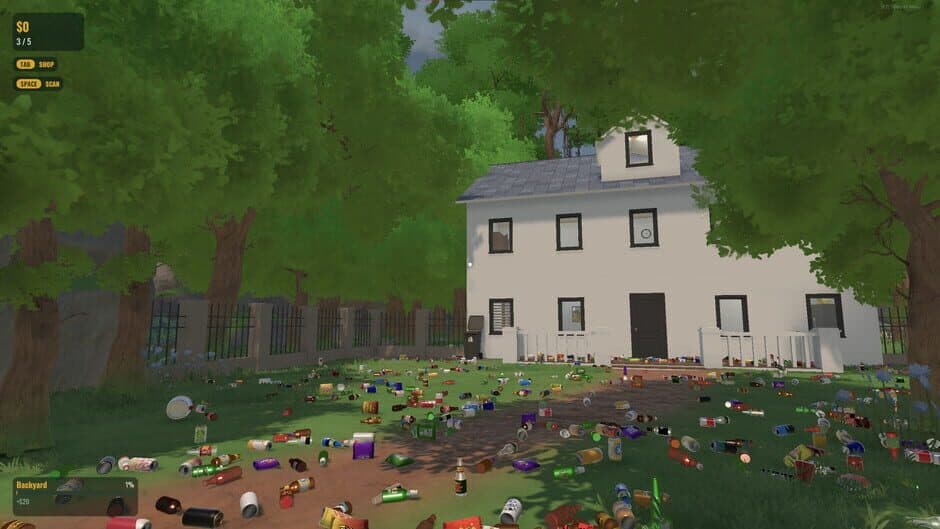 Скриншот 4 из Party's Over: Backyard Cleanup Simulator