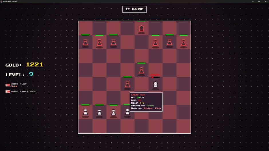 Скриншот 1 из Pixel Chess Idle RPG
