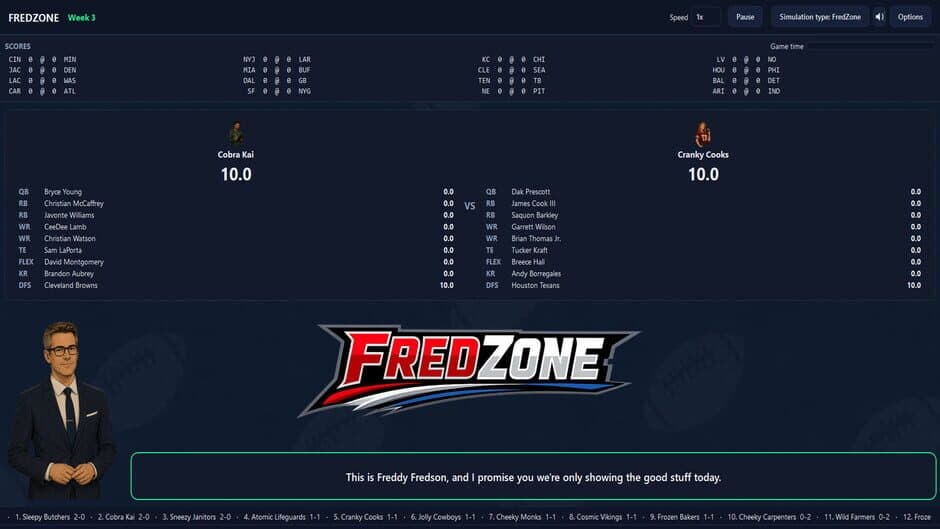 Скриншот 1 из ReDraft: The Fantasy Football Simulator