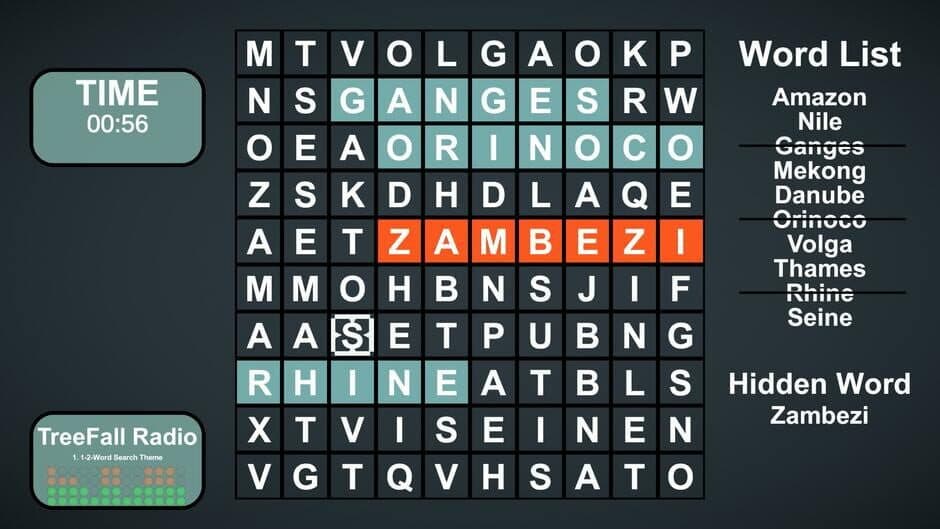 Скриншот 1 из 1-2-Splendid Word Search!