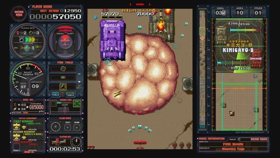 Скриншот 3 из Toaplan Arcade Garage: Flying Fire Shark