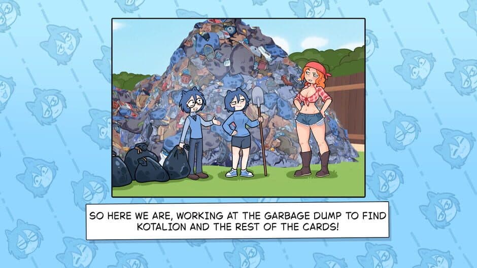 Скриншот 11 из Kotamon: My Sis Found a Super-Rare Card in Her Cereal Box, so I Became a Garbage Man to Find the Entire Collection and Earn $1,000,000
