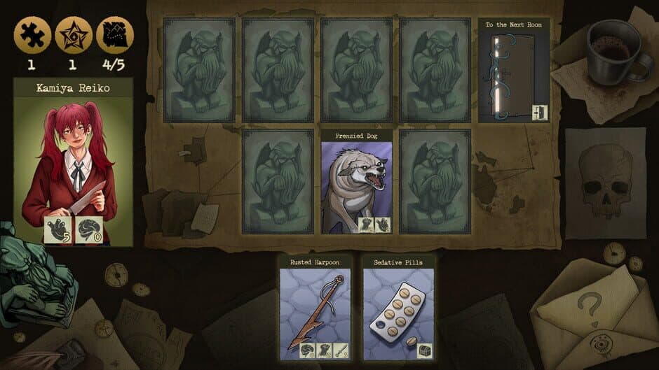 Скриншот 2 из Eldritch Cards: The Lovecraftian Dungeon Crawler Game