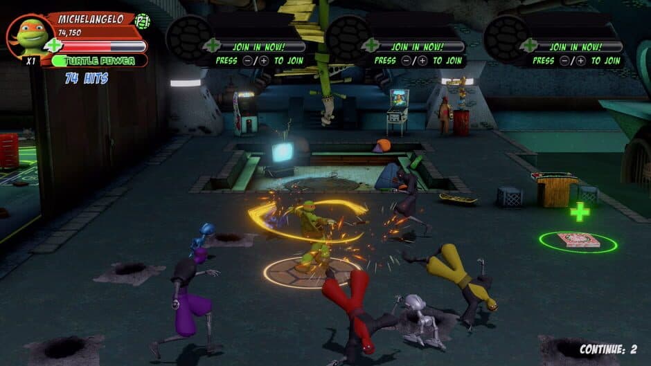 Скриншот 3 из Teenage Mutant Ninja Turtles Arcade: Wrath of The Mutants - Ninja Edition