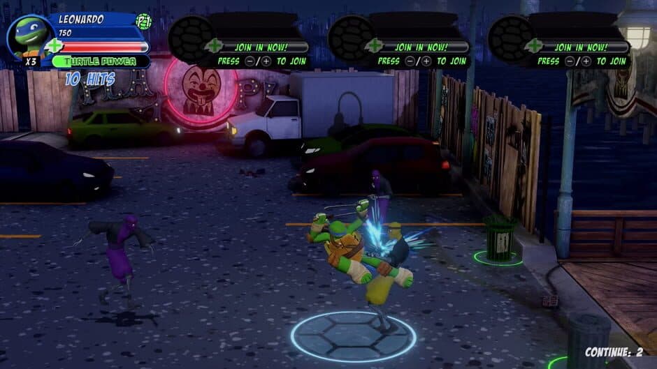 Скриншот 1 из Teenage Mutant Ninja Turtles Arcade: Wrath of The Mutants - Ninja Edition
