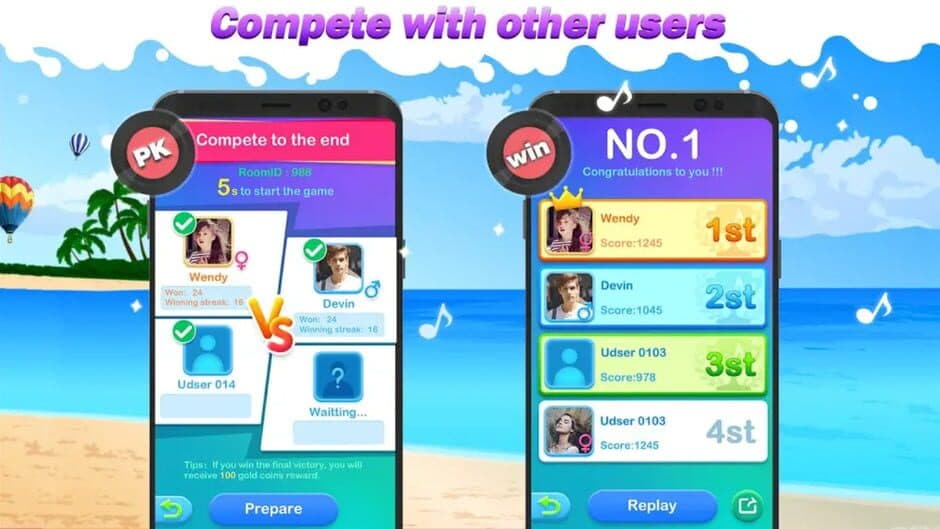 Скриншот 2 из Magic Piano Tiles 2018 - Music Game