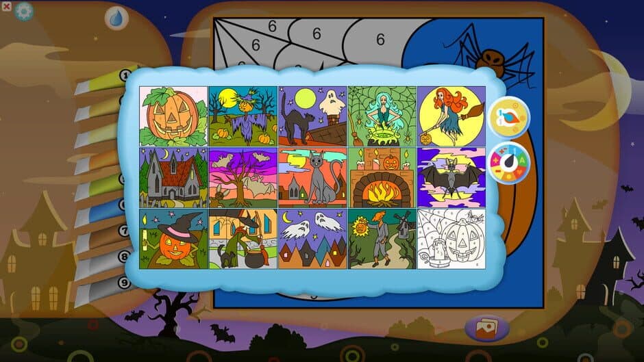 Скриншот 5 из Color by Numbers - Halloween +